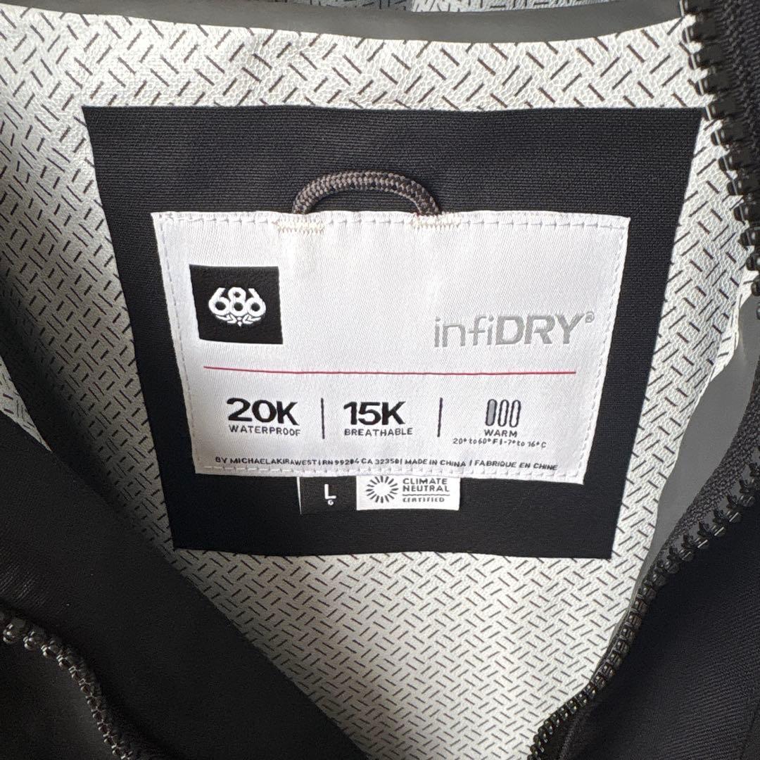 686 SIX スノーボードウェア ブラック 限定80着