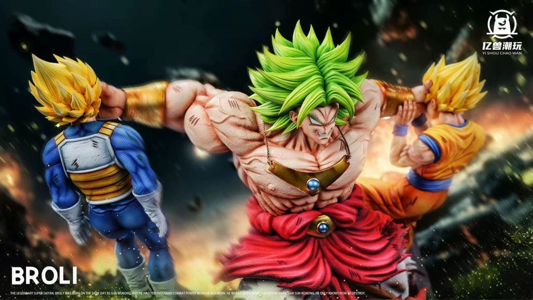 ドラゴンボール 孫悟空 ブロリー ベジータ フィギュア ガレージキット