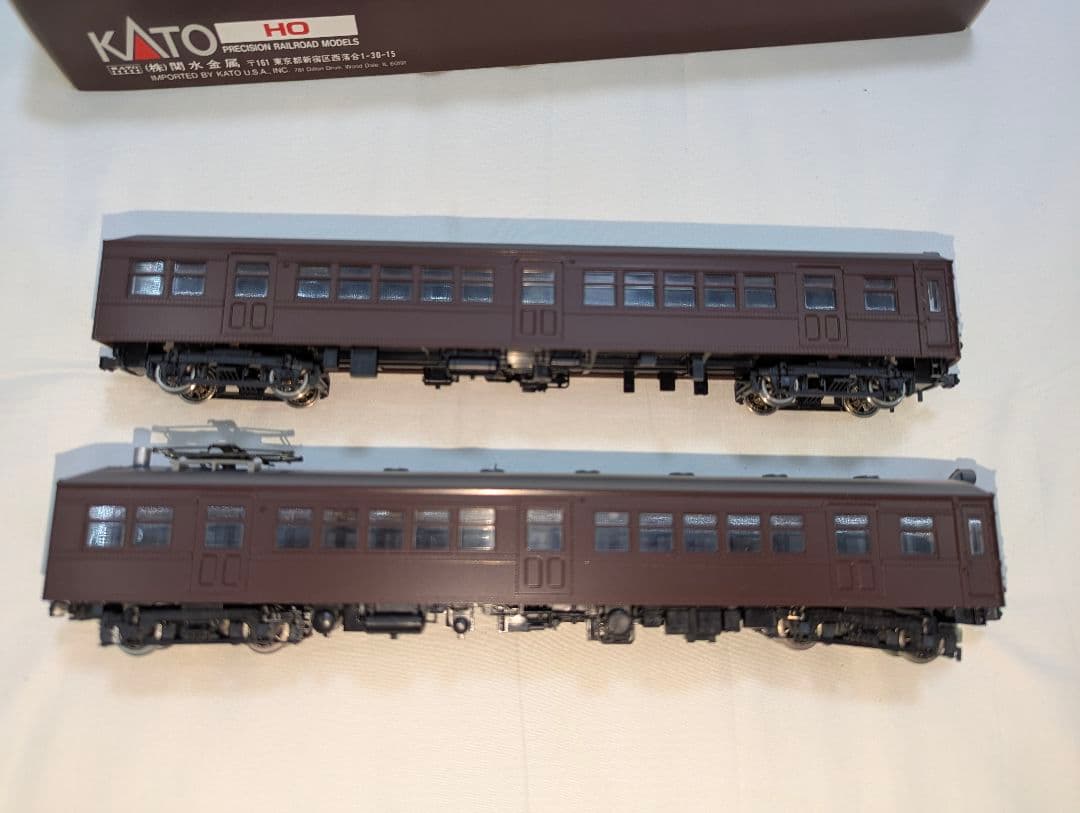 KATO　クモハ４１＋クハ５５　２両セット　【3-502】　HOゲージ