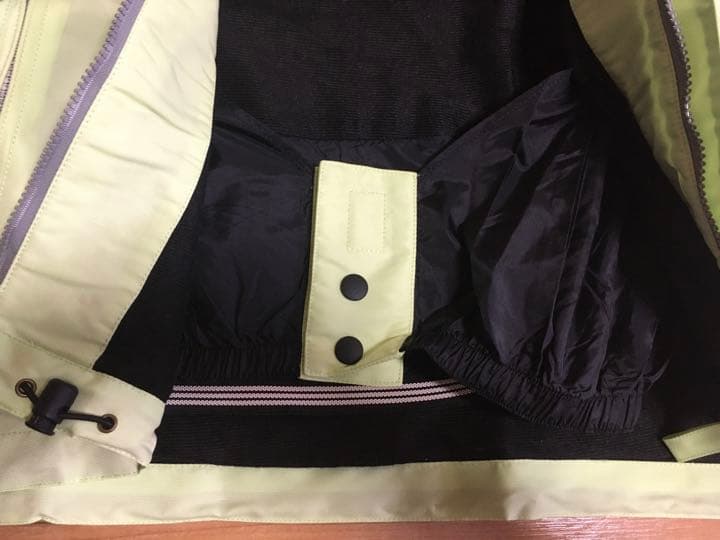 最終価格/スノーウェア/アウター/ホワイト/黄緑/Winter/防寒着/雪/冬