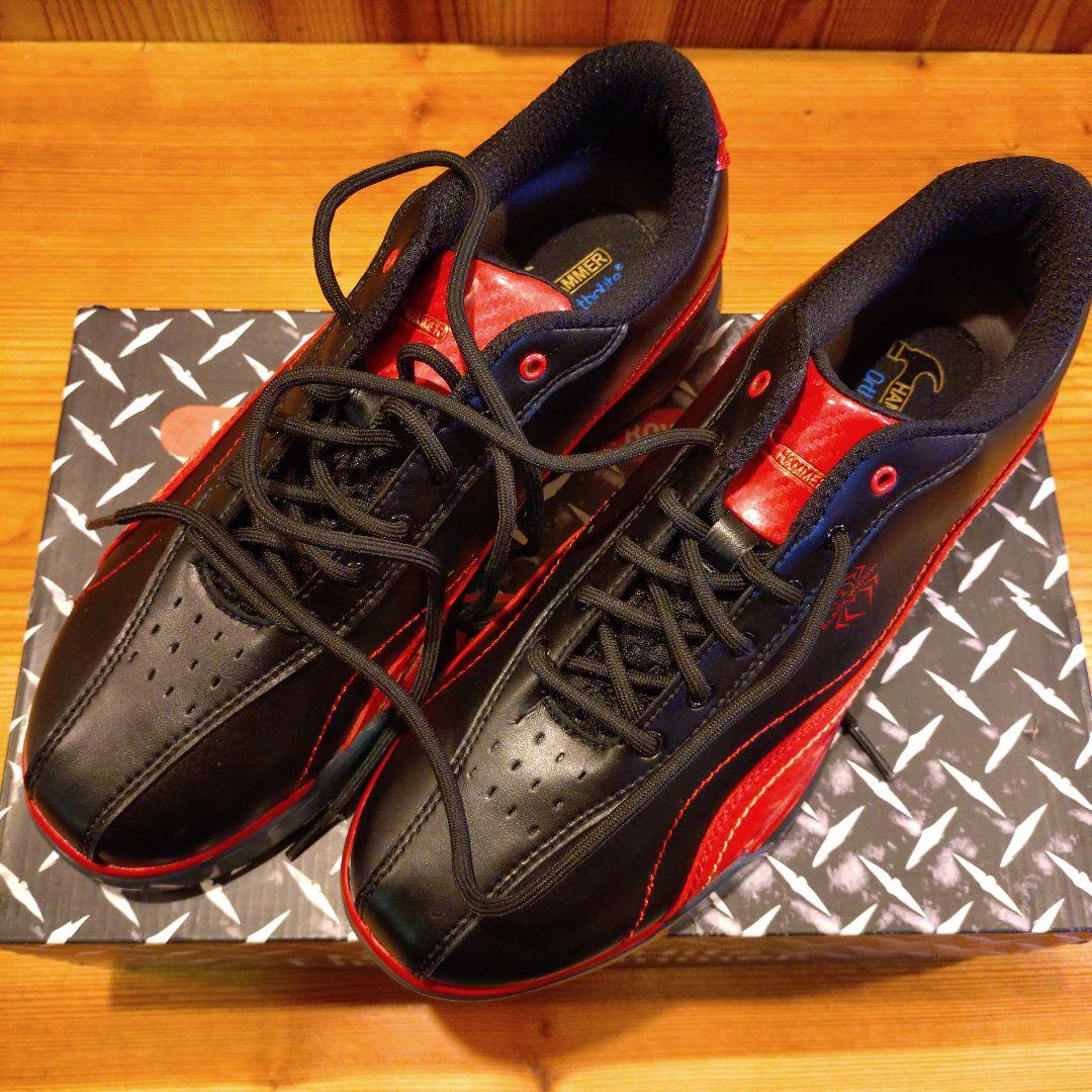 Hammer ボウリングシューズ ブラック/レッド27.5センチ