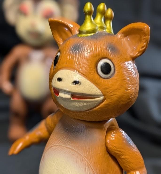 ブースカ＆チャメゴン（イヌクマ）ソフビフィギュア２体セット