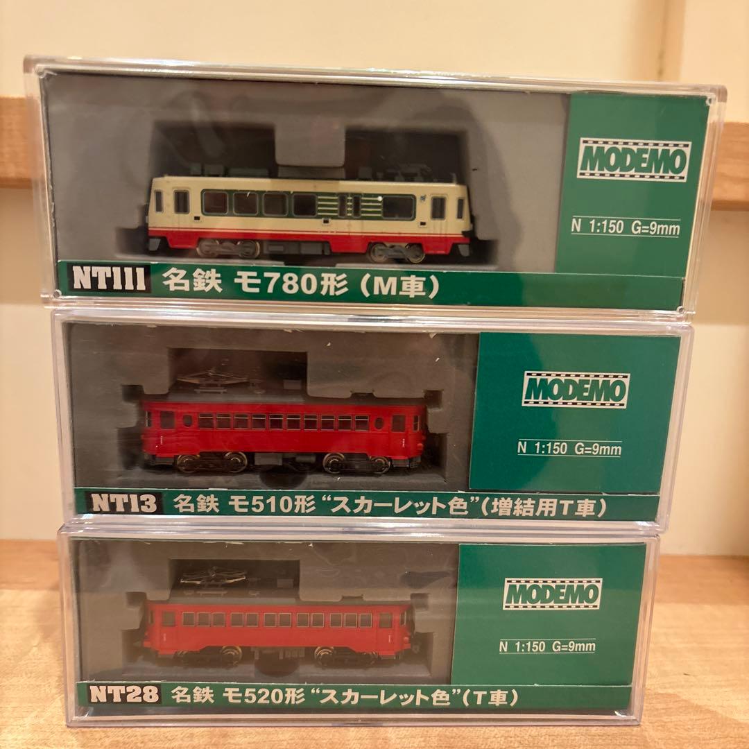 名鉄岐阜市内線　路面電車3両セット