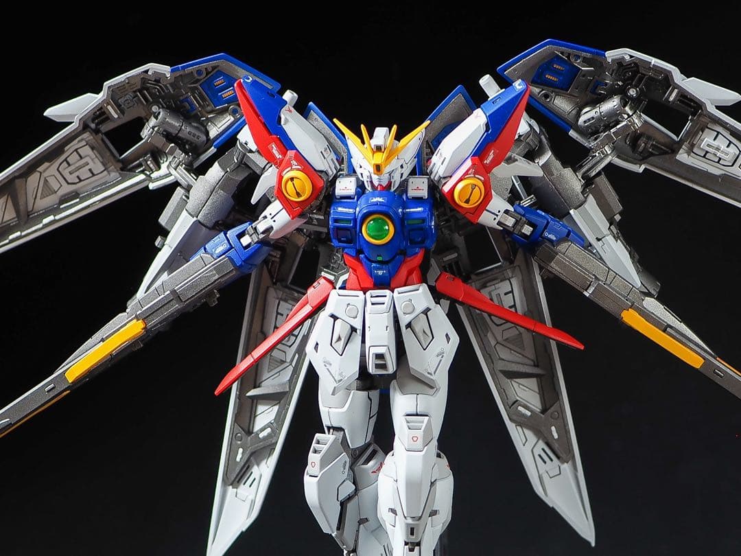 RG ウイングガンダムゼロ 全塗装　完成品　ガンダウイングガンダム