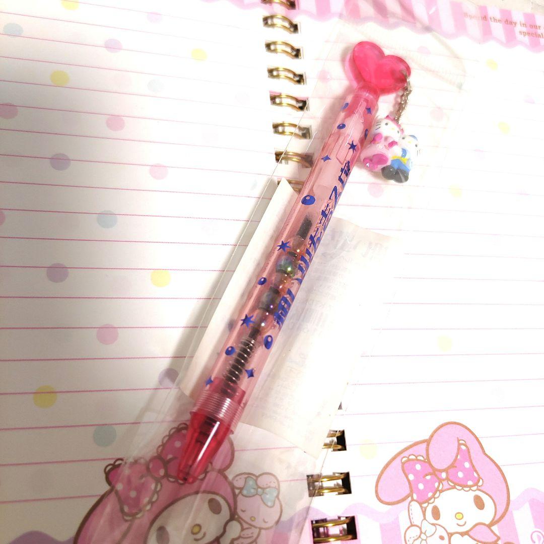 ハート型ノック　キティ　ダニエル　サンリオ　ボールペン