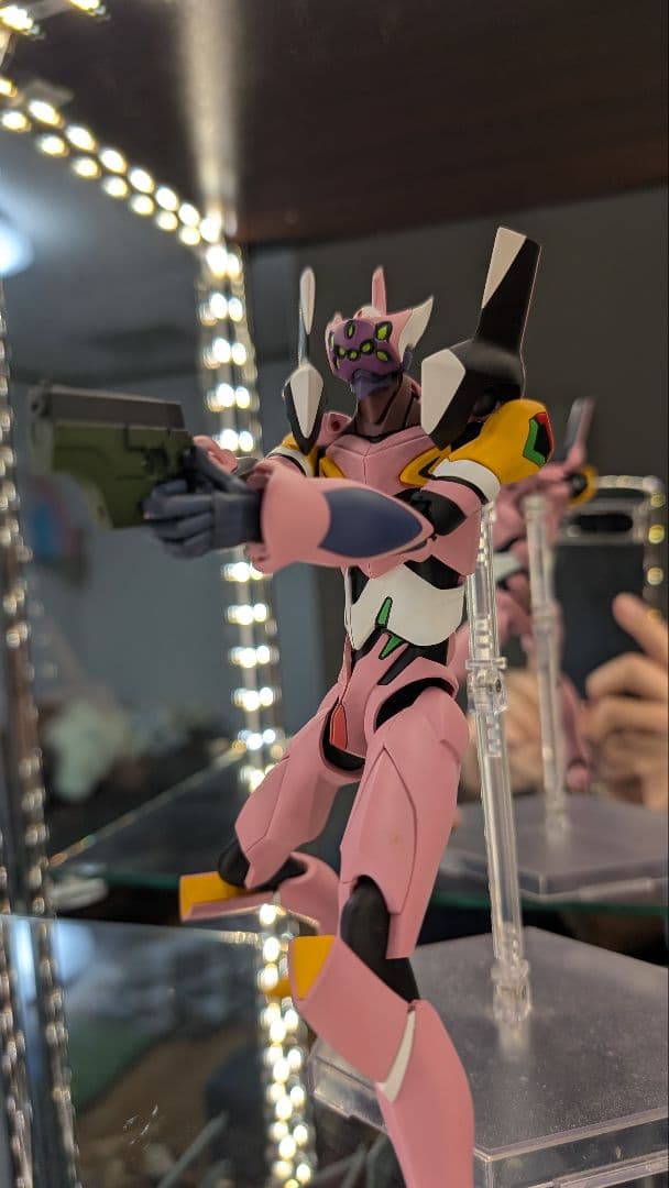 エヴァンゲリオン正規実用型 （ビィレカスタム）8号機 βプラモデル塗装済み完成品