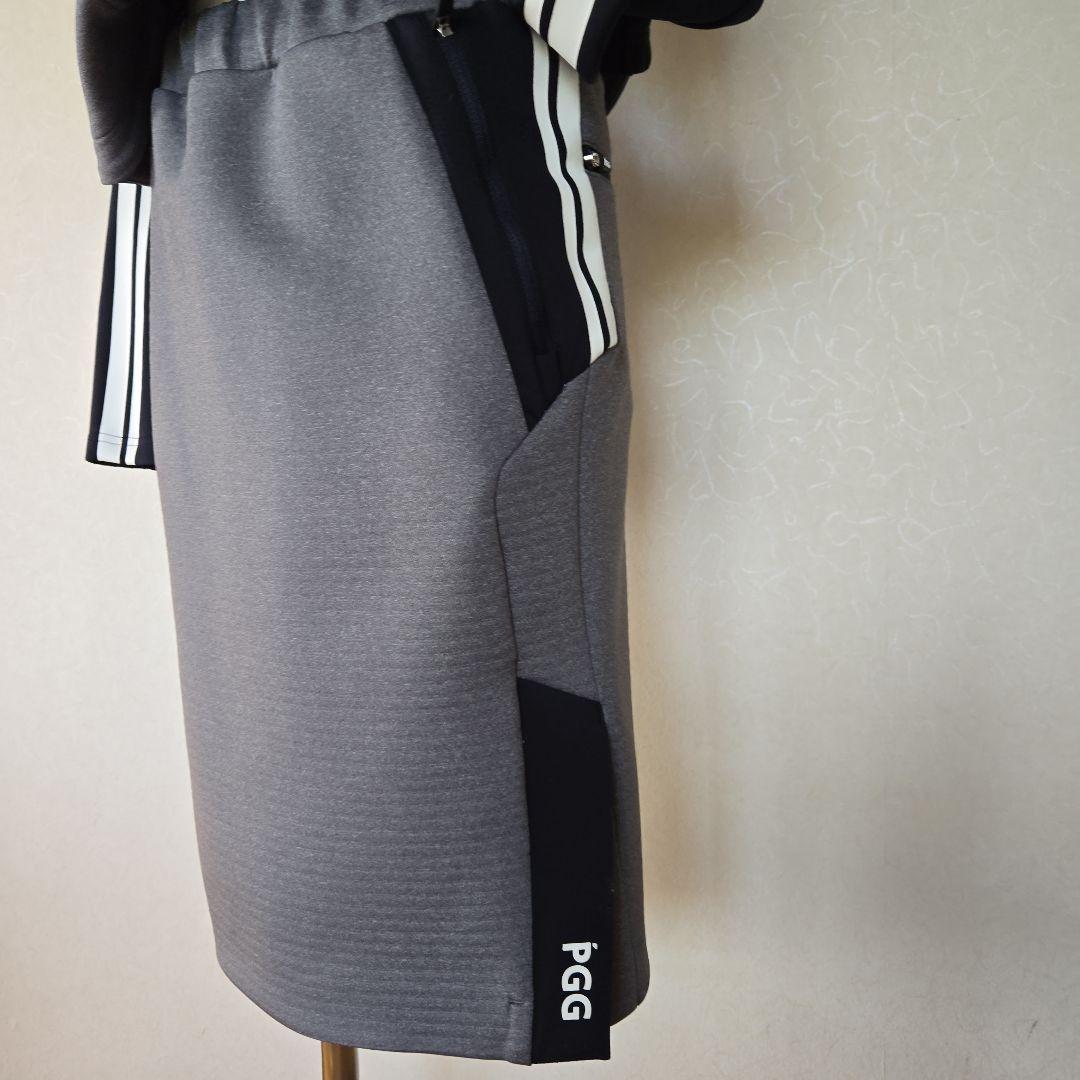 PGG フード付きゴルフウェア セットアップ グレー