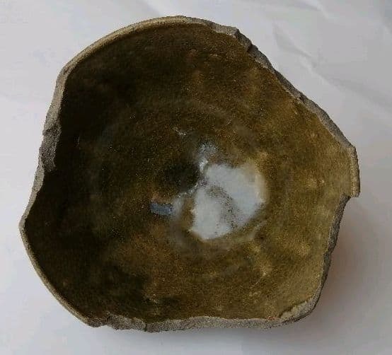 古唐津　小山路青手茶碗(発掘手)➁