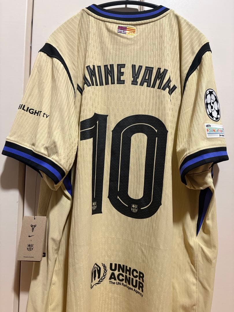 【正規品/完売品】ヤマル バルセロナ25/26 アウェイ オーセンティック CL