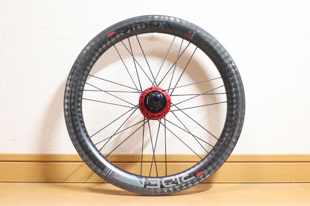 BROMPTON ブロンプトン RIDEA カーボン ホイール ブルーラグ