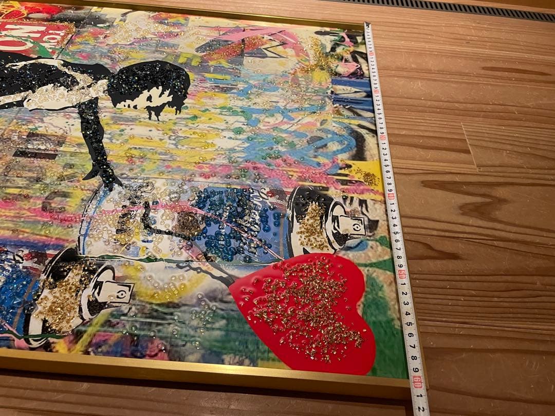 バンクシー　風船を持つ少女 絵画　アート