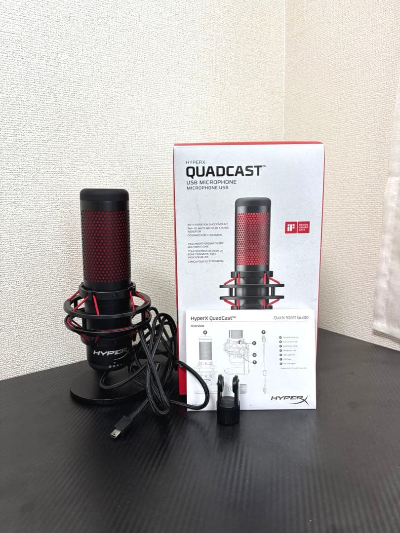 HYPER X ハイパーエックス QUADCAST レッド 美品 箱付