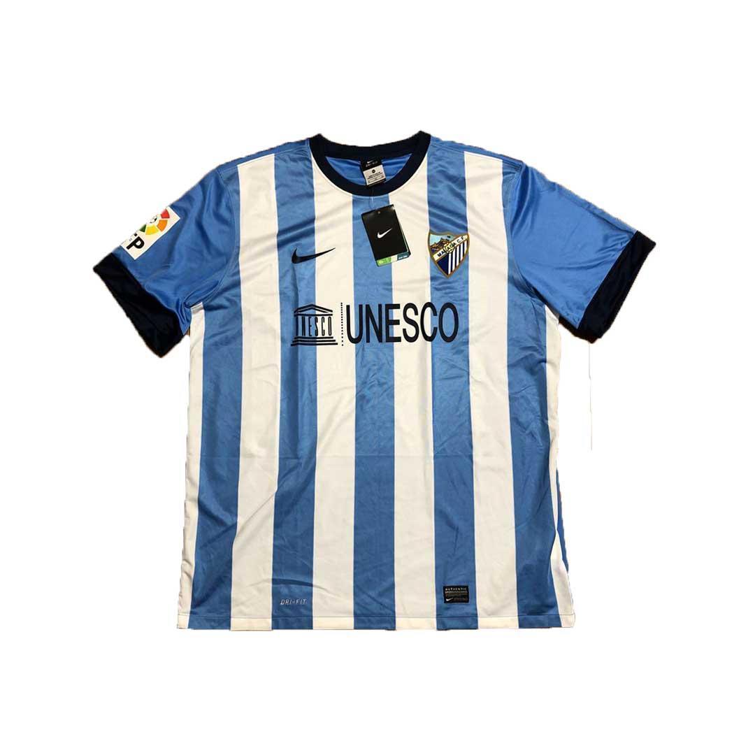 新品未使用 NIKE 2013-14 マラガCF ユニフォーム 水色 白 XL