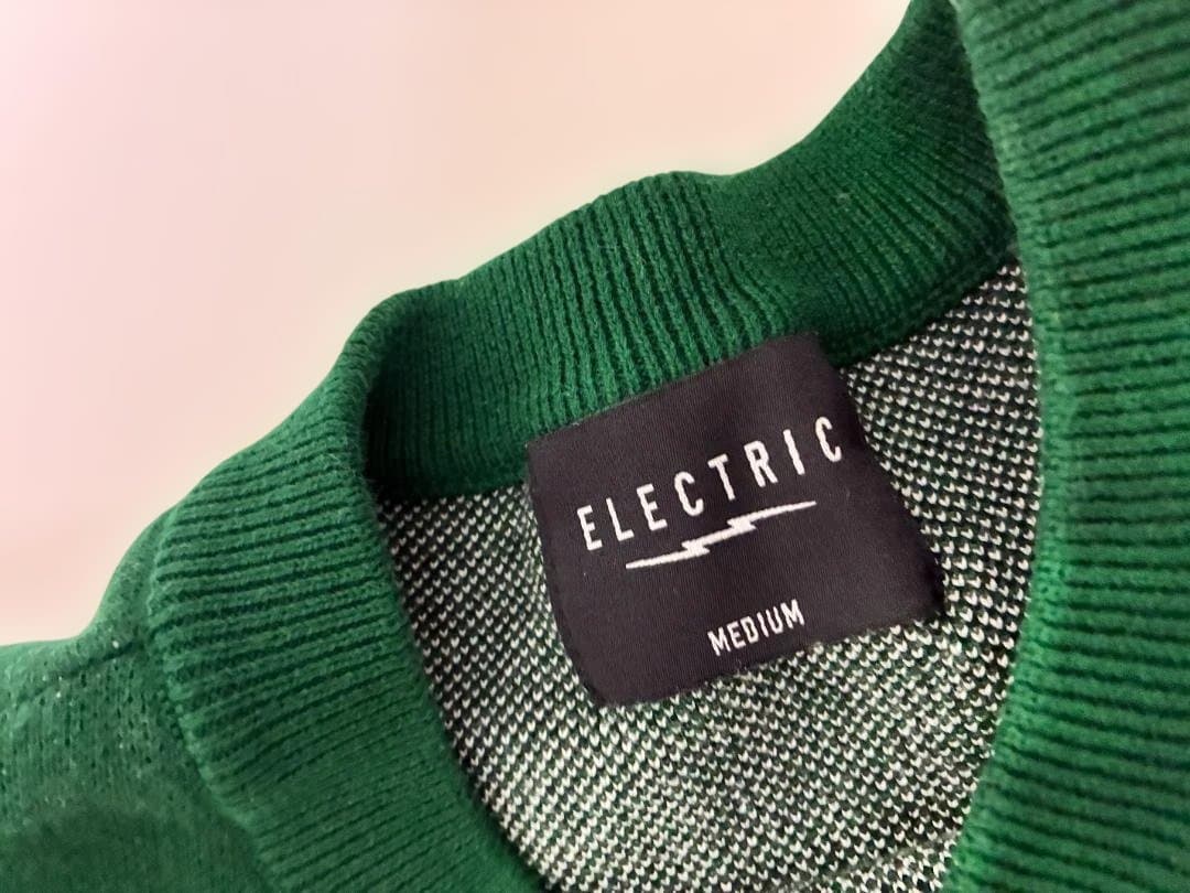 BEAMS GOLF ELECTRIC 長袖クルーネックセーター