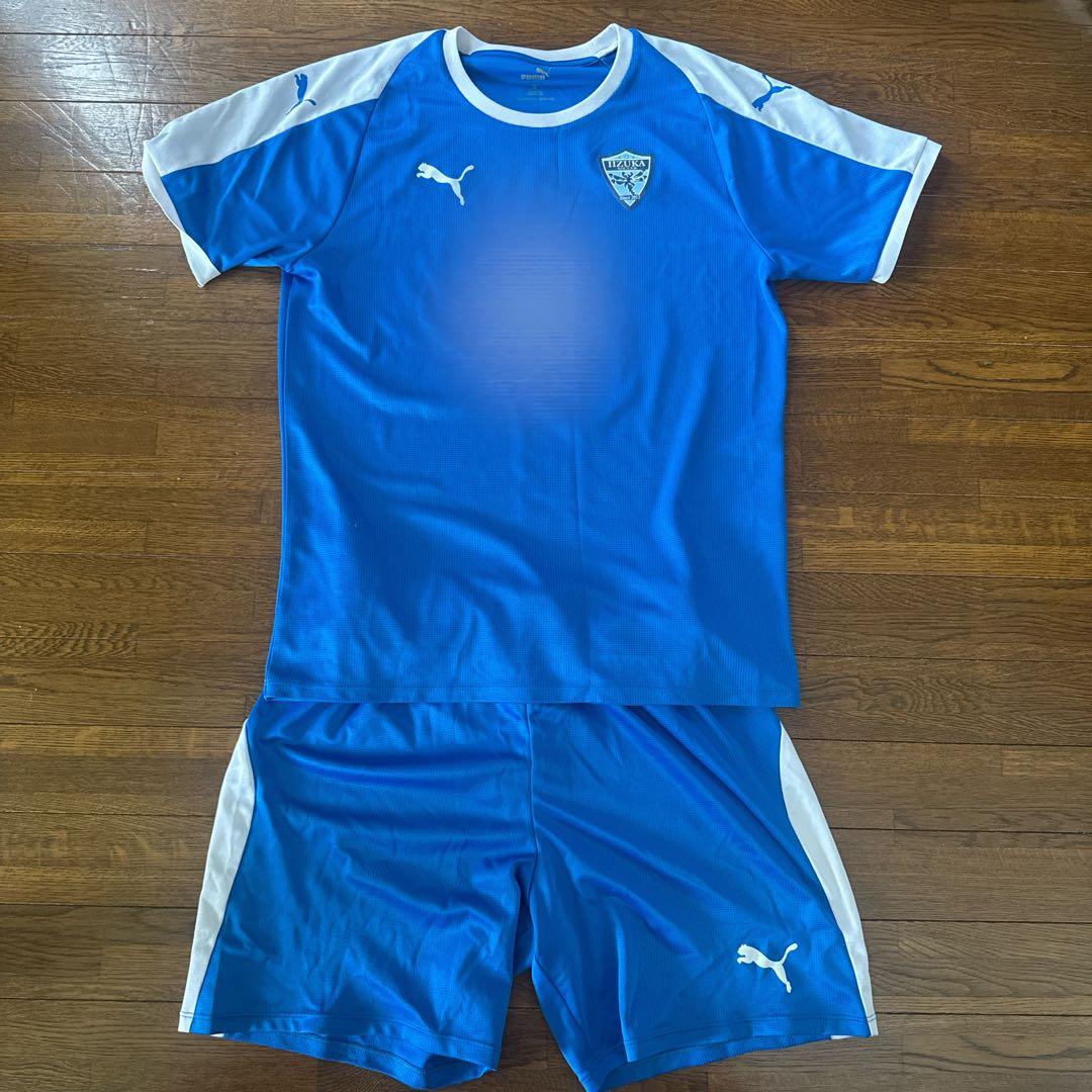 飯塚高校ユニ青 サッカー半袖上下セット