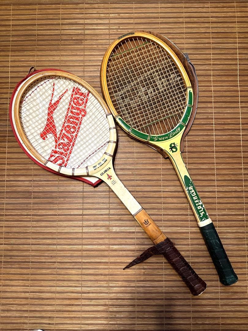 レトロ テニスラケット 2本セット ヴィンテージ