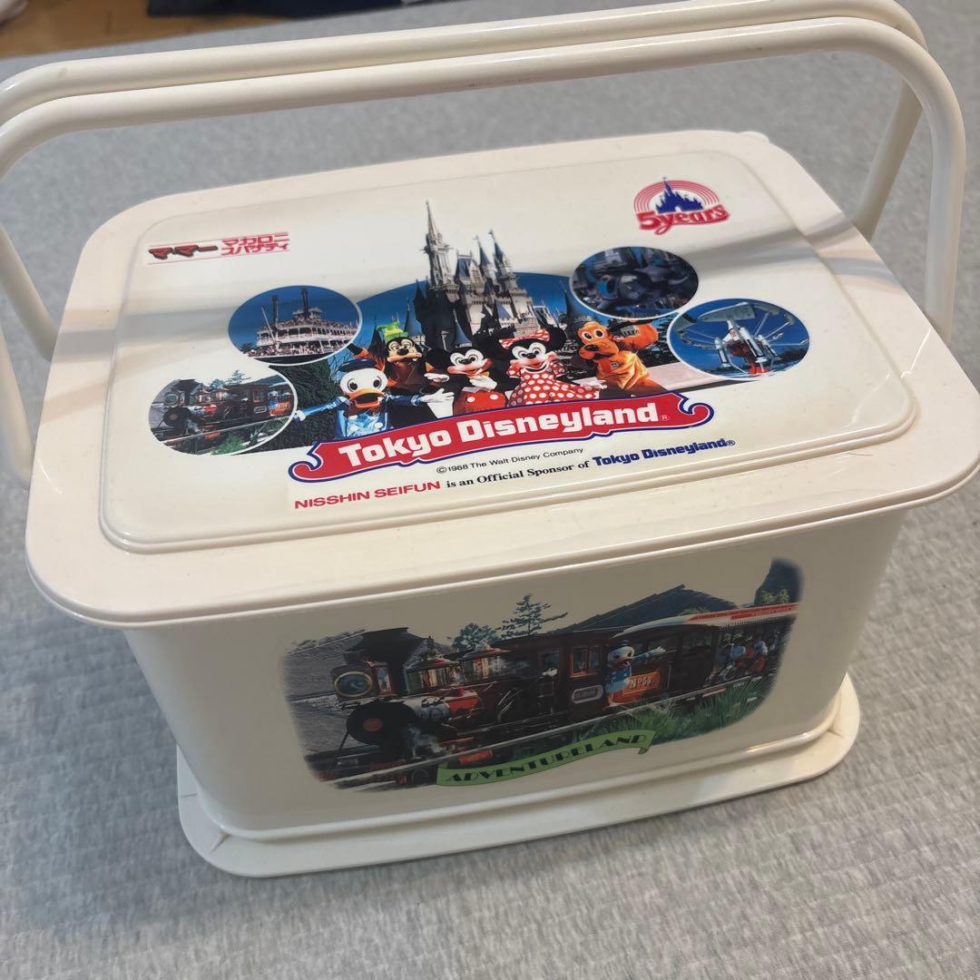 東京ディズニーランド 収納ボックス　ピクニックセット　5周年　レア