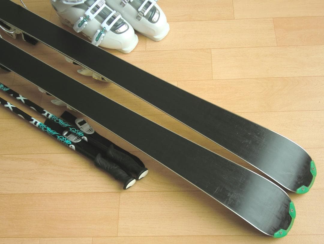 ■■送料無料■Hart■女性用スキーフルセット■板150靴25.5■WAX済■■