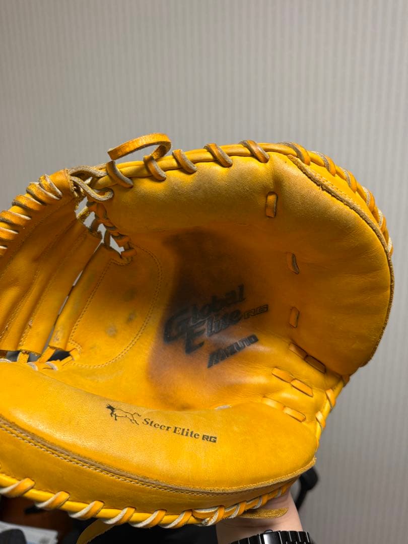 ミズノ Global Elite RG 黄キャッチャーミット