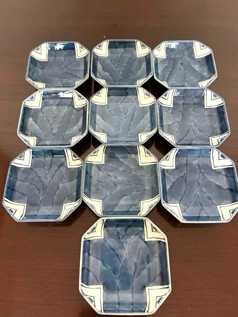 源右衛門　有田焼　方皿　取皿　9枚