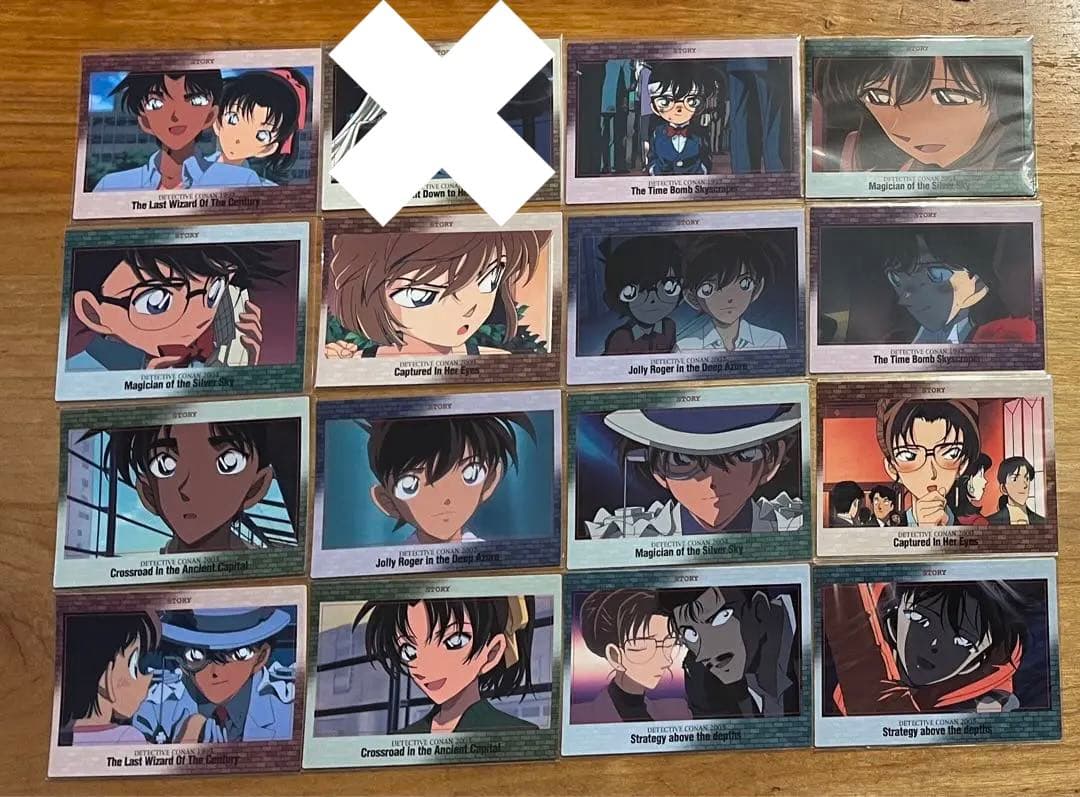 名探偵コナン　ストーリーカード　灰原哀　工藤新一　黒羽快斗　毛利蘭　激レア