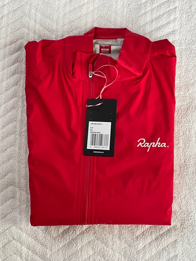 【新品】Rapha コア レインジャケット レッド M