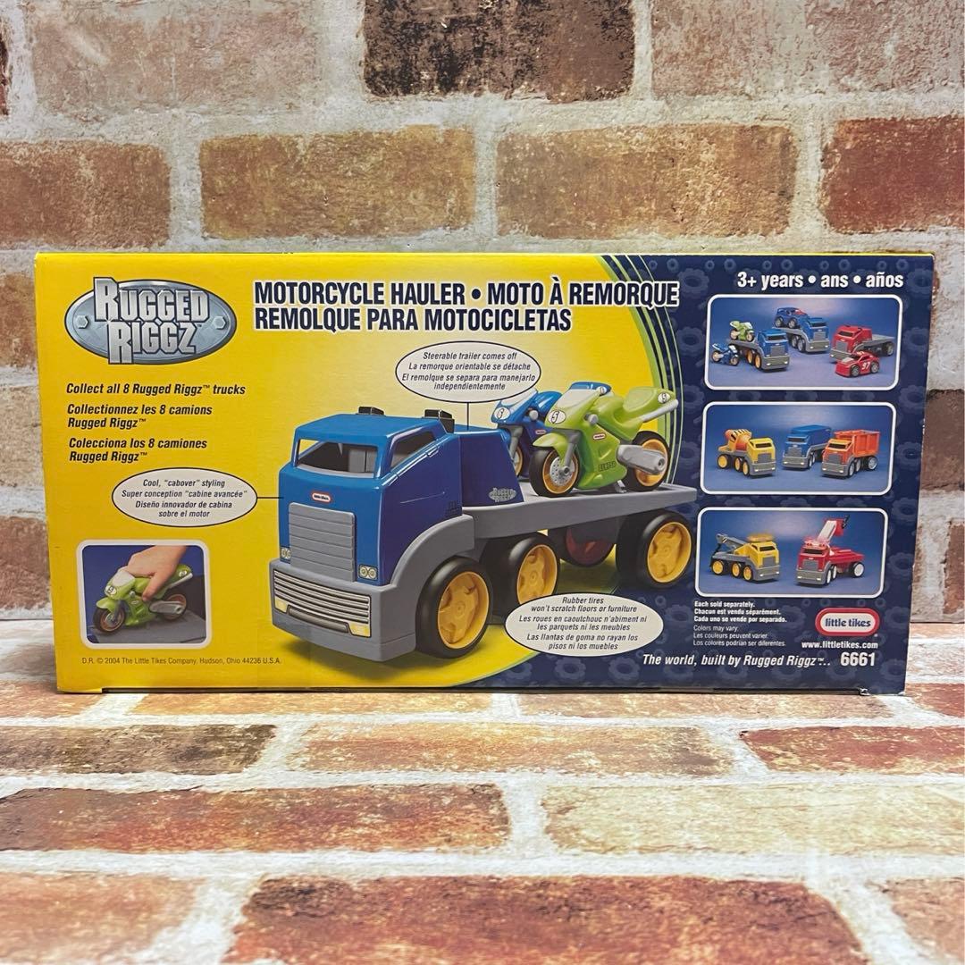 リトルタイクスRUGGED RIGGZ モーターサイクル運搬車&バイク２台セット