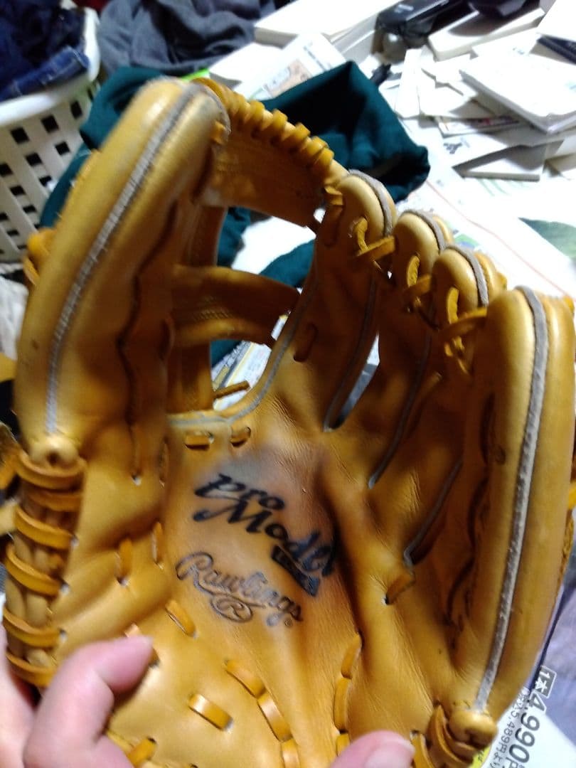 希少ローリングスグローブ　ファーストバック　指出し