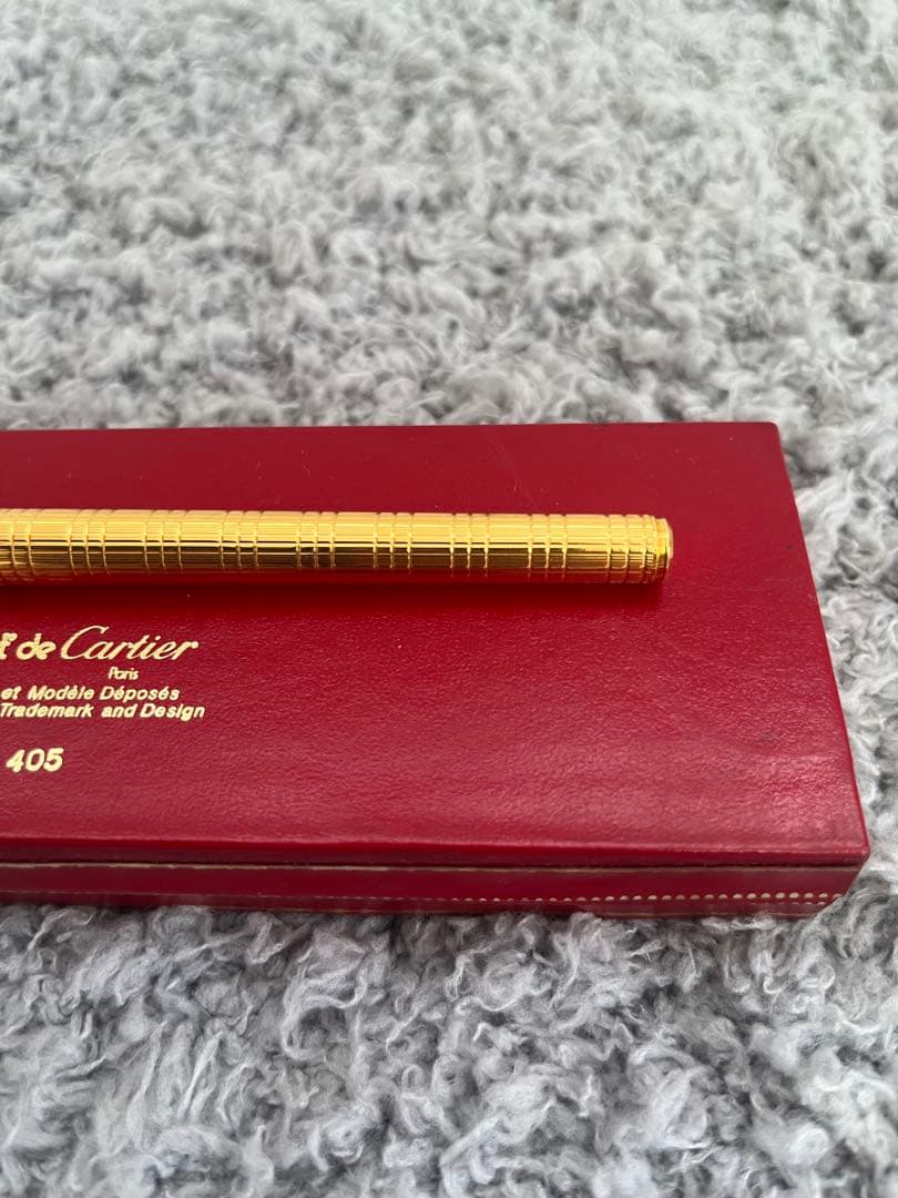 Cartier カルティエ トリニティ 万年筆 ゴールド ペン先18K レア