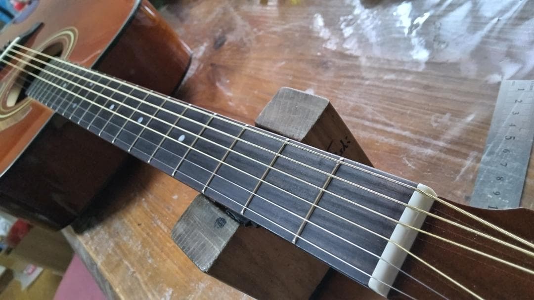 ❤️弦高調整済！YAMAHA ヤマハ F-600 (*゜▽゜)ノ木のピックガード