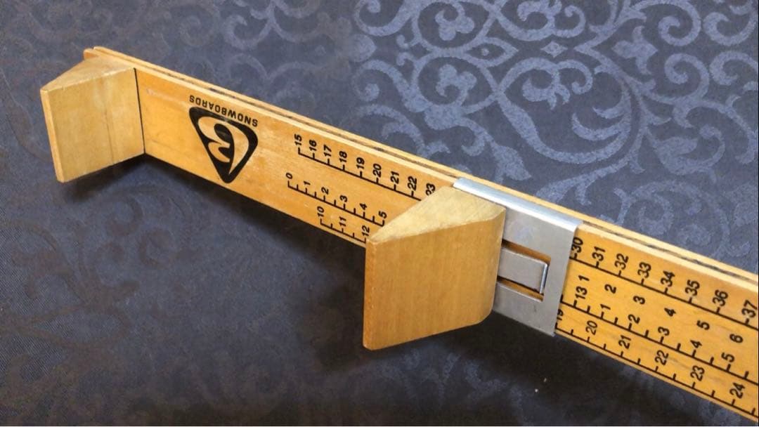 激レア 90s BURTON ブーツサイズ・サイジングガイド スライド式