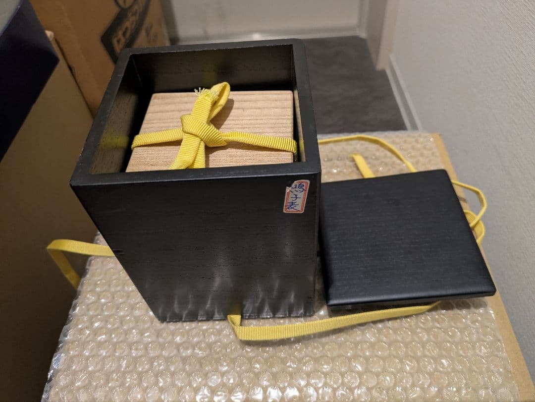 中村宗哲　二重箱　鳴子蒔絵　大棗　棗　共布　共箱　見返し　千鳥　茶道具　茶入