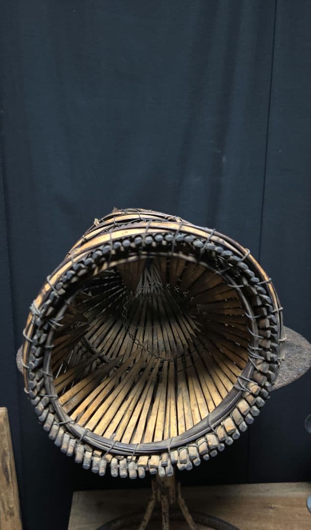 うなぎ筌どじょう筌うなぎ籠どじょう籠古道具骨董市古物コレクションオブジェ