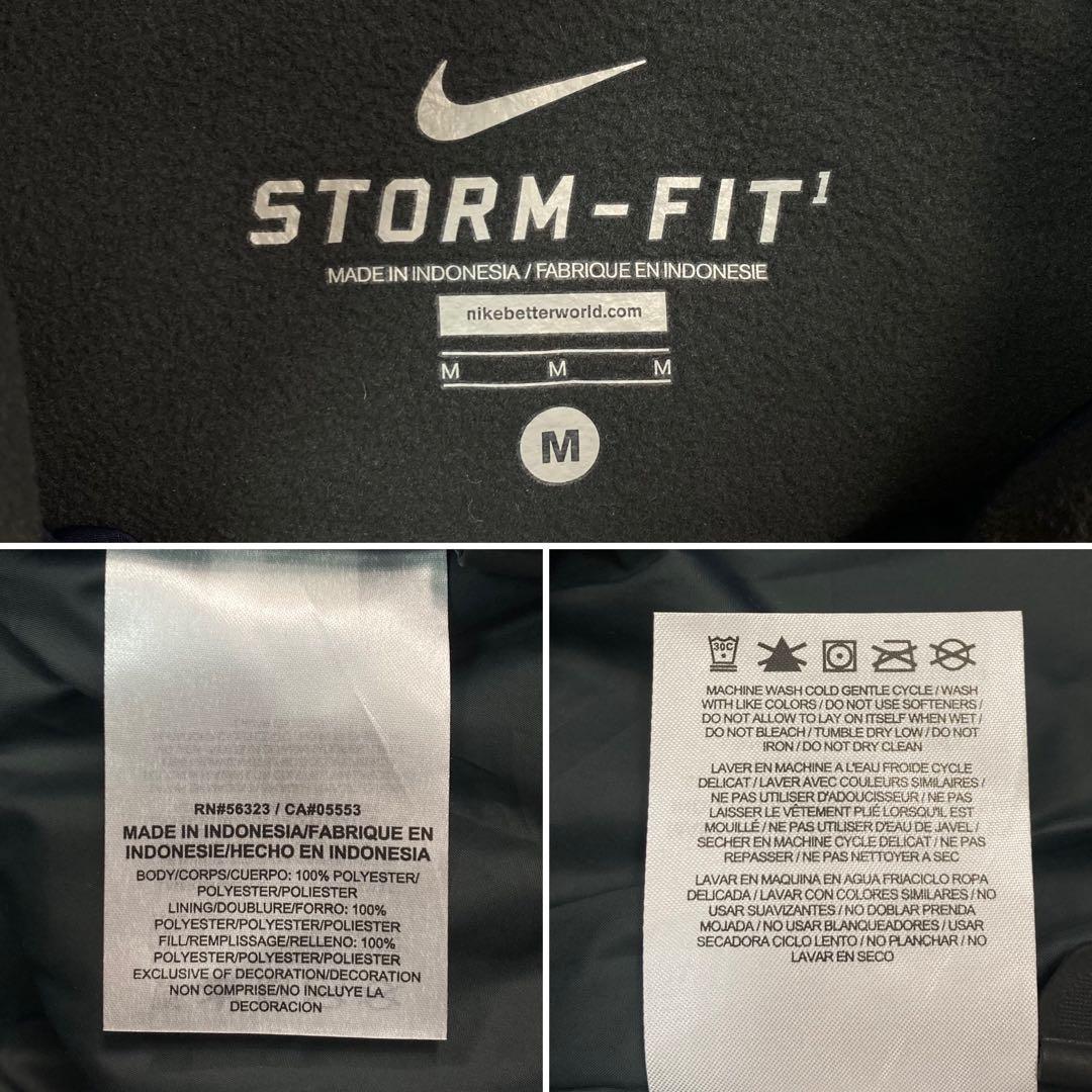 11M384◯NIKE カレッジ 中綿 ダウンコート ベンチコート アウター M