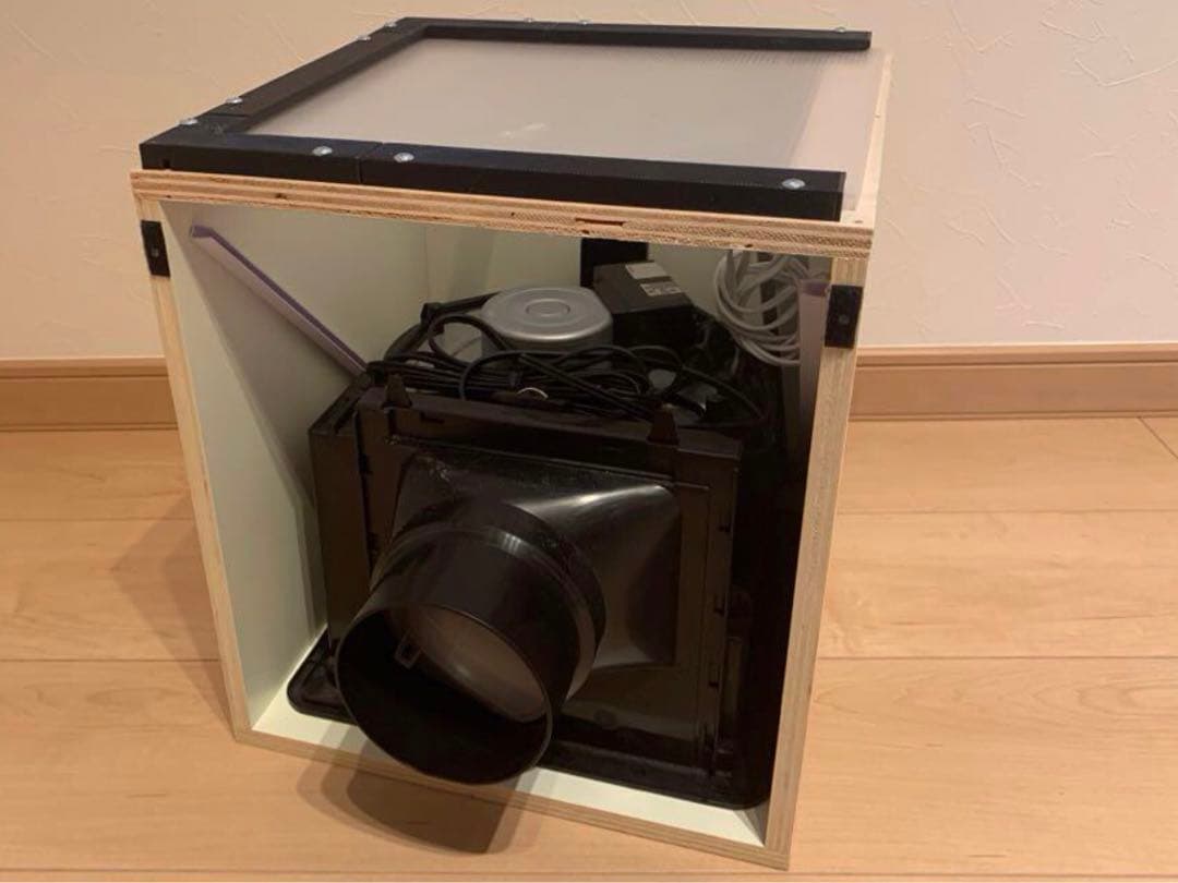 塗装ブース　(みれす様制作・キャリータイプ)