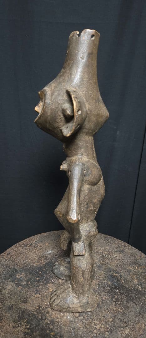 T*o様 ムボレ族？クエレ族？クウェレ族？アフリカ彫像木彫り像オブジェ　ガボン？