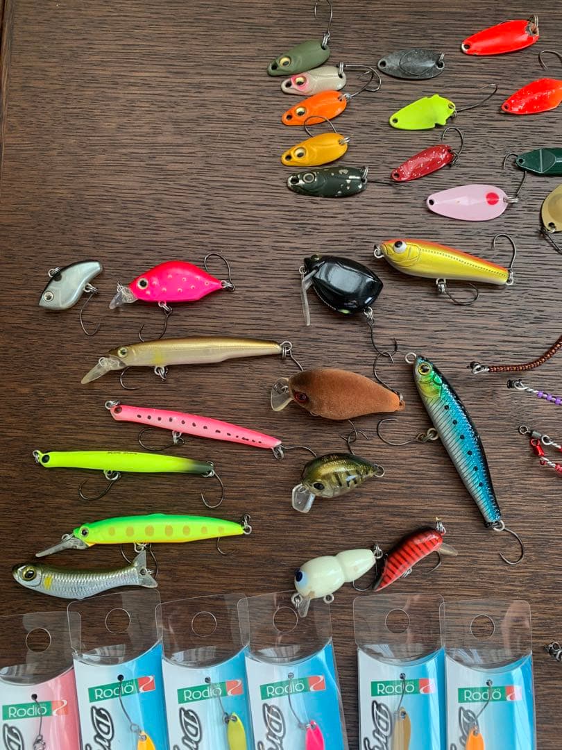 管釣り　エリアトラウト　ルアー　スプーン　ネジング　100個セット　まとめ売り