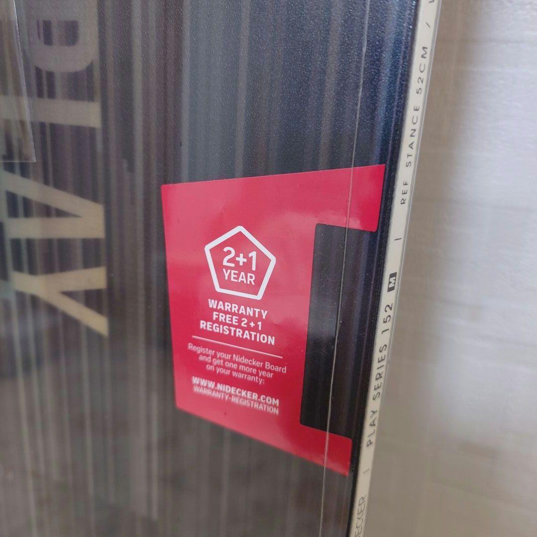 新品NIDECKERナイデッカーPLAYプレイ24年モデルスノーボード152cm