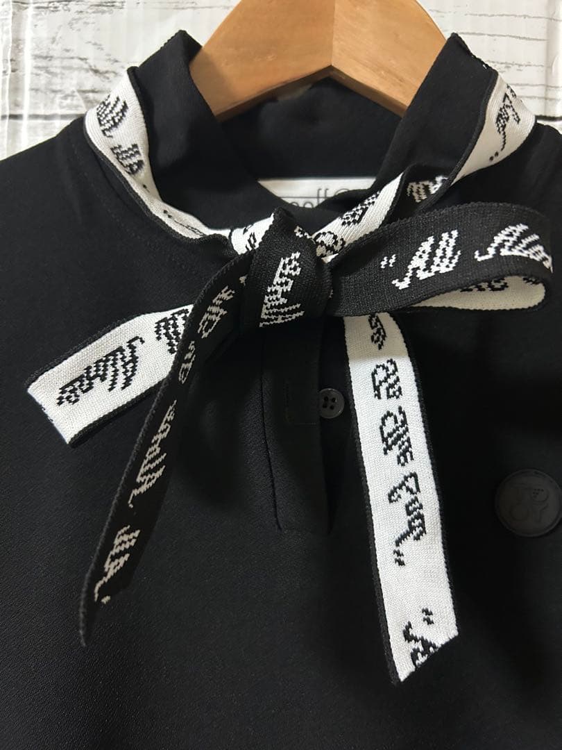 レディースゴルフウェア　セットアップ　L／Mサイズ　黒