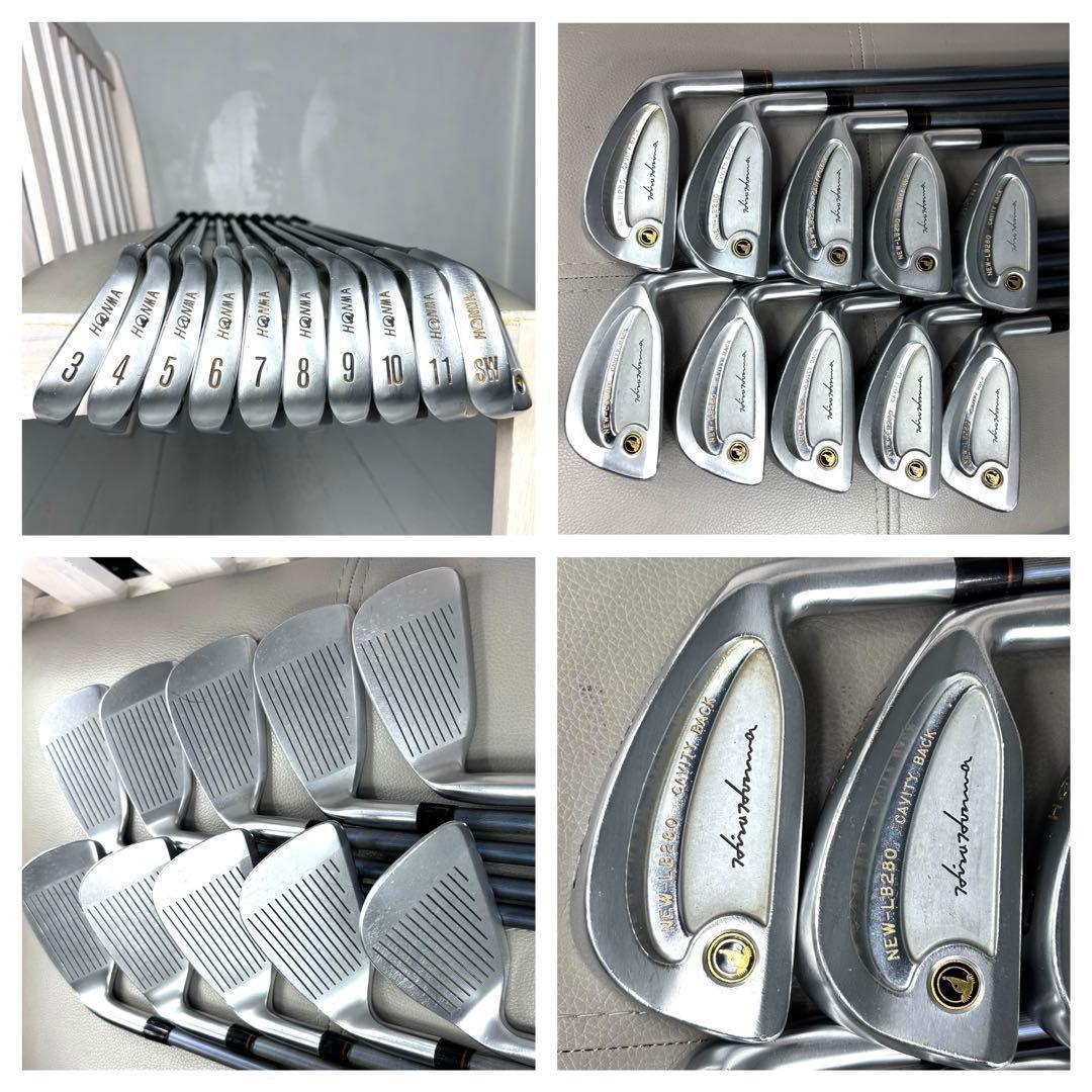 本格派 メンズゴルフクラブ 16本 フルセット HONMA テーラーメイド