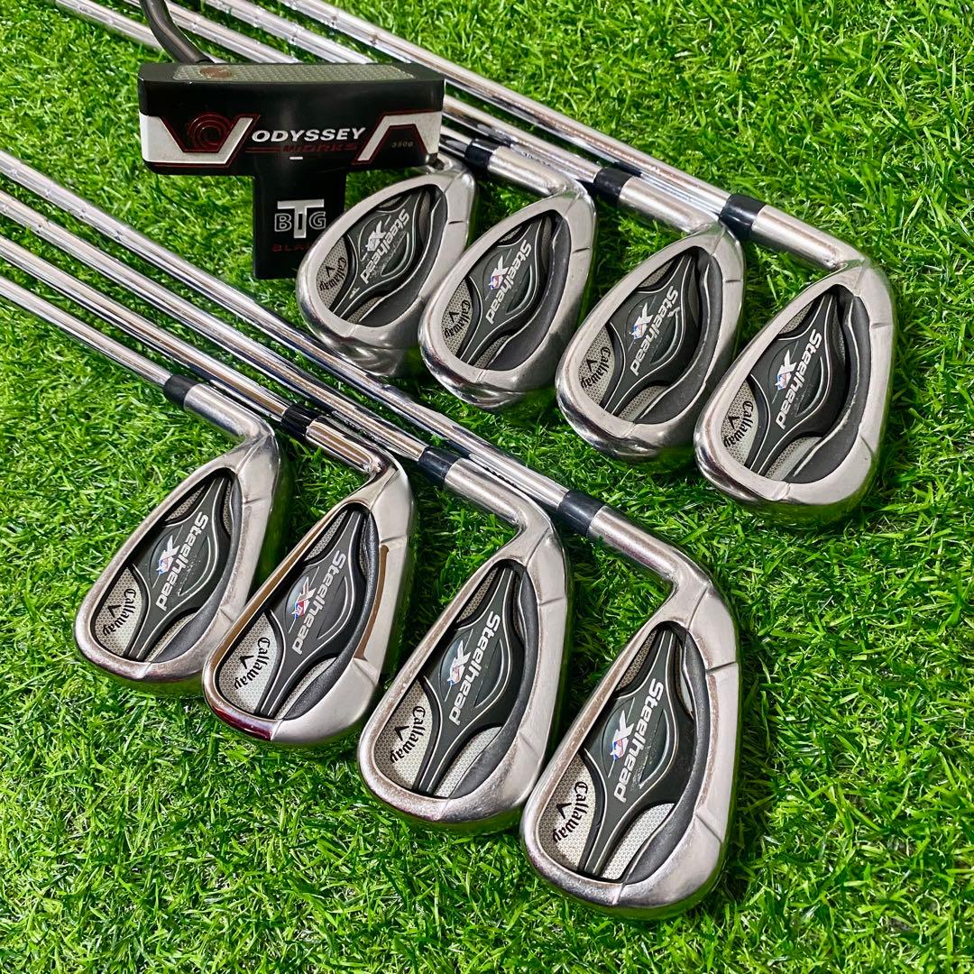 キャロウェイ XR レイザー ゴルフセット 13本 左 レフティ S メンズ