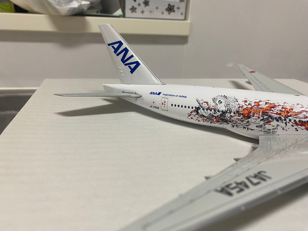 R*7様 ANA Boeing 777-200ER ダイキャスト 1:200ギア