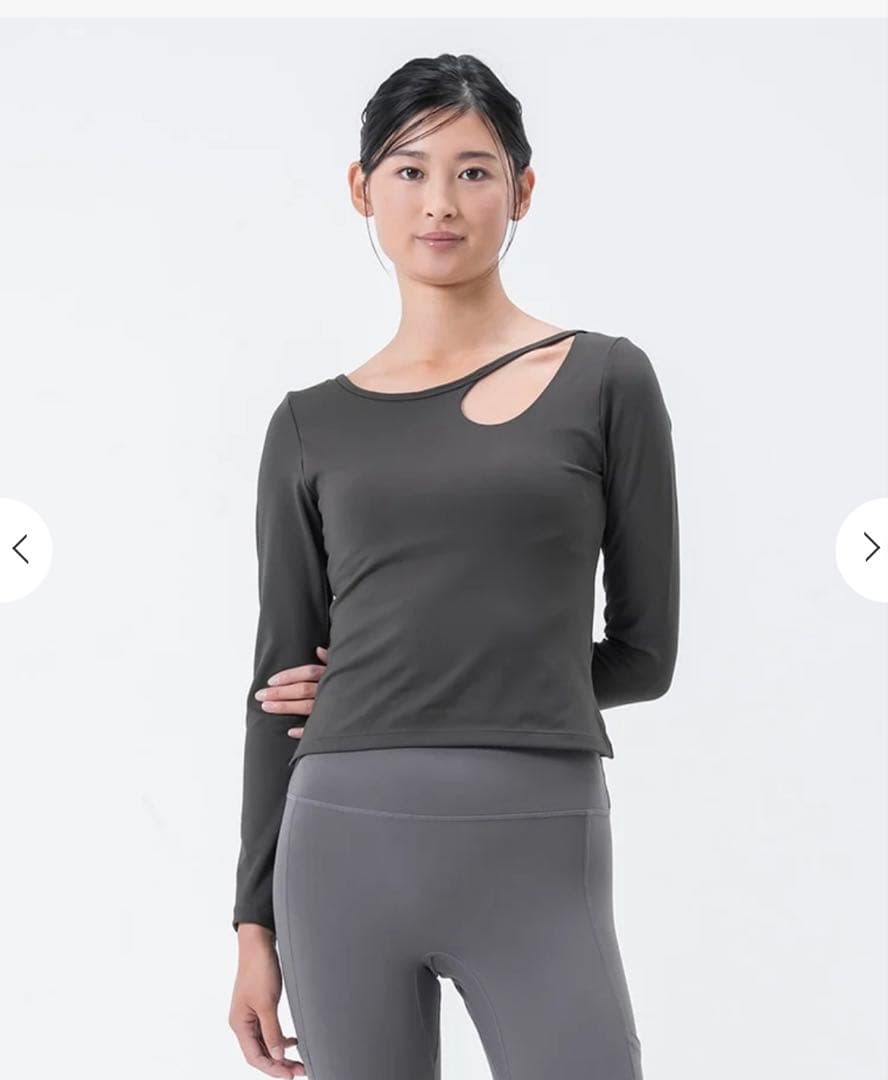 SUKALA モダンカットアウトロングスリーブ ブラック