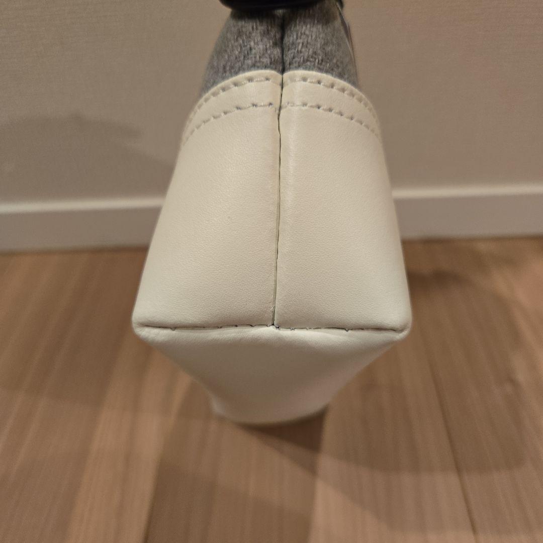 【セール】PEARLY GATES クラッチバッグ グレー/ホワイト