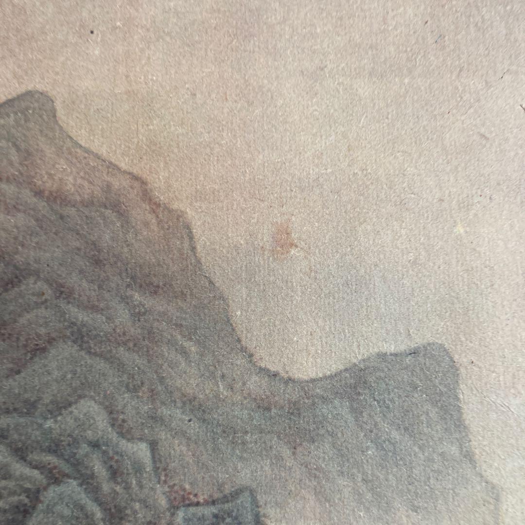 楓林停車図　掛軸 アン・ジュンシク 1913年　中国美術品