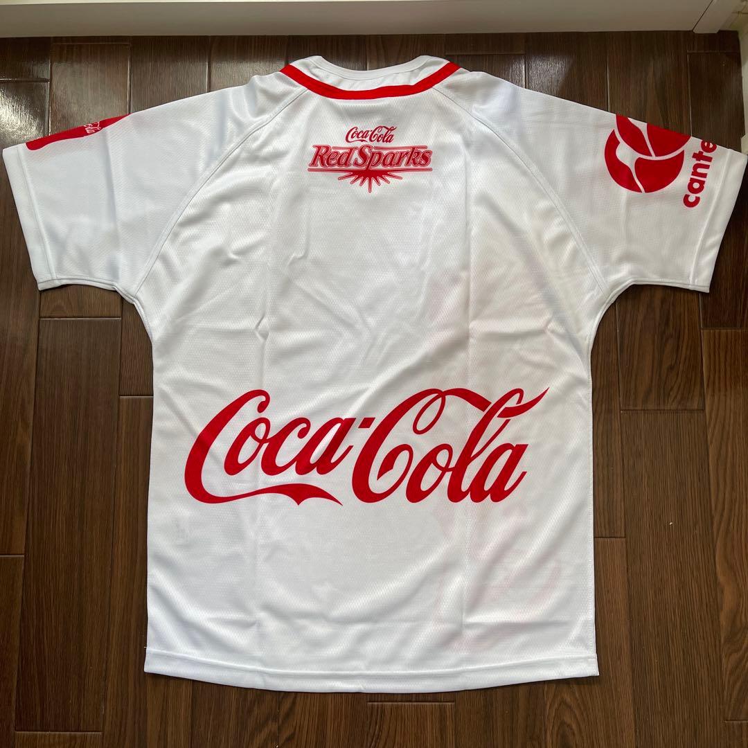 カンタベリー コカ・コーラ レッドスパークス ラガーシャツ XL