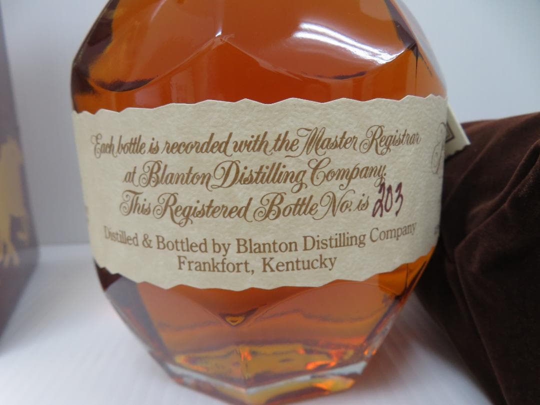 Blanton's　ブラントン　シングルバレル　バーボン　未開栓　　　　　028