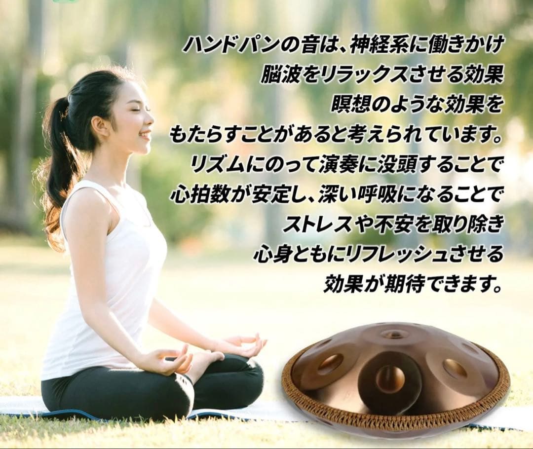 Ryozo様用ハンドパン スチールドラム 10音 22インチ インディゴブルー