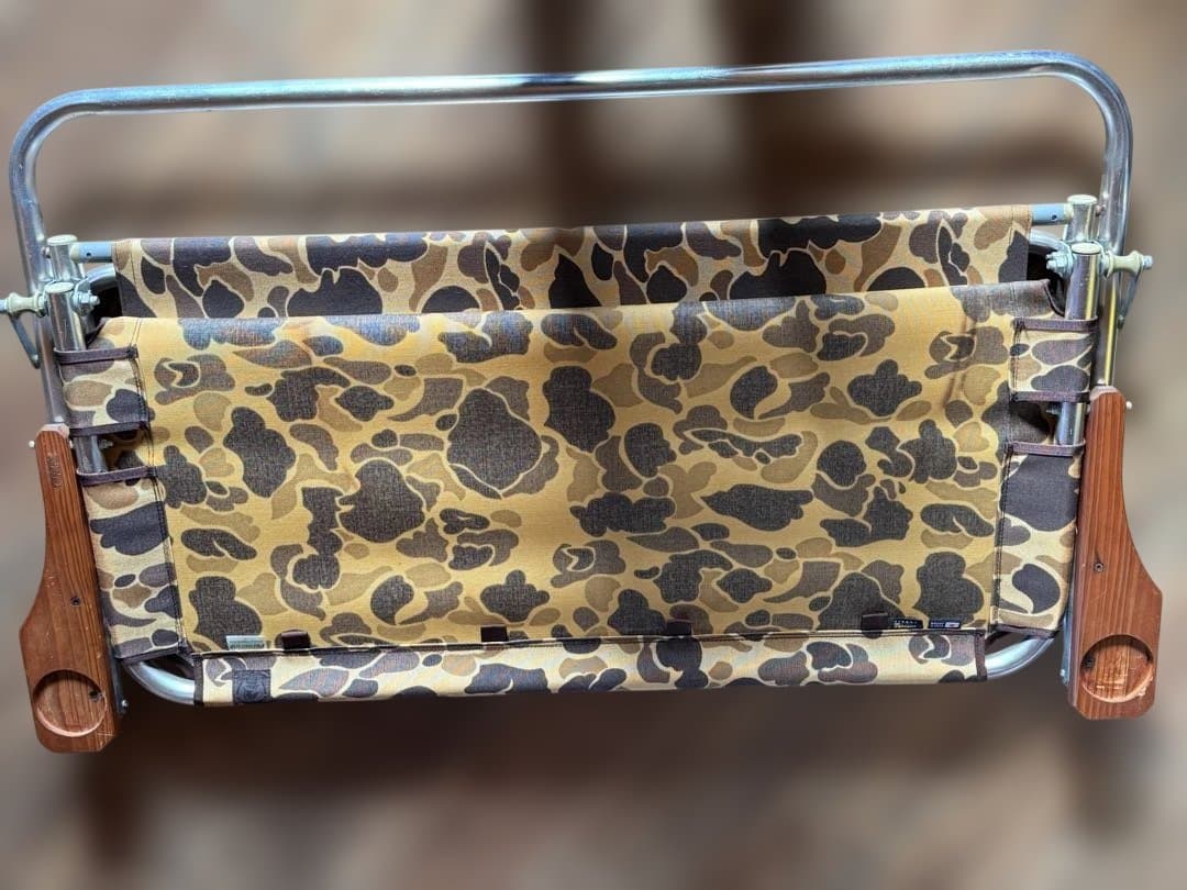 peregrine カモフラージュ柄 折りたたみベンチ