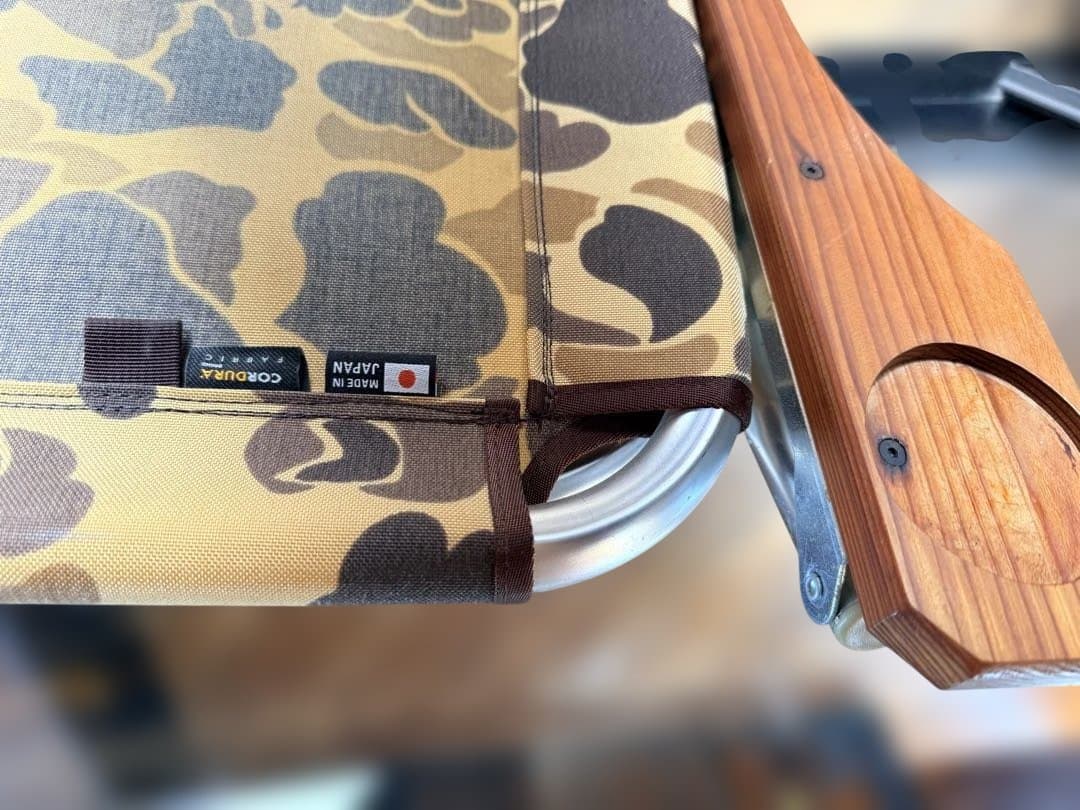 peregrine カモフラージュ柄 折りたたみベンチ